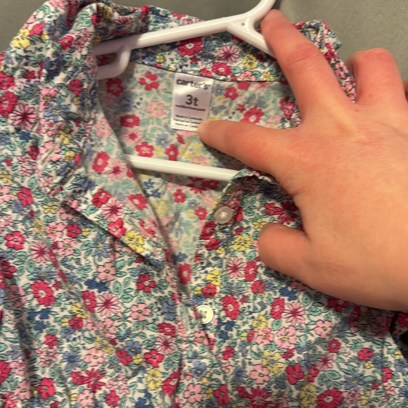 Carter’s toddler flower top - Picture 5 of 6
